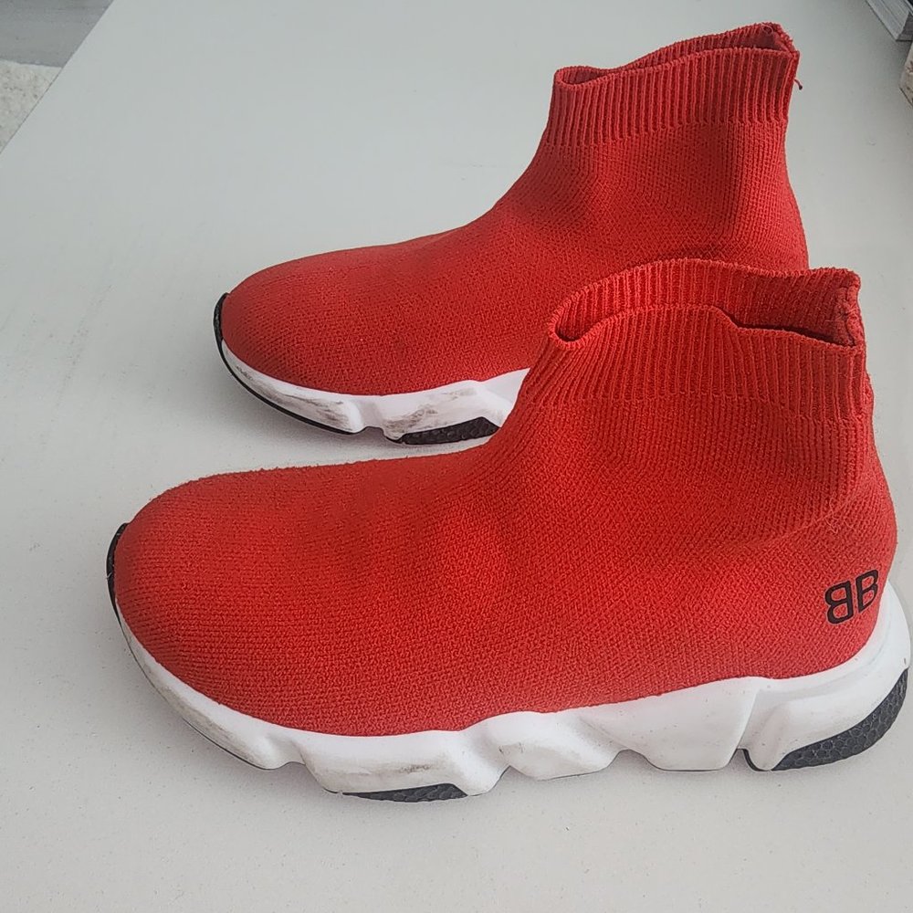 Balenciaga Kid's Speed LU Sock Sneakers